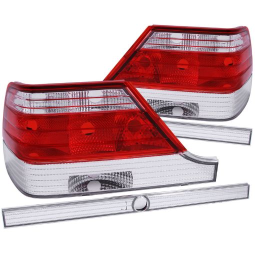 Bild på ANZO 1995 - 1999 Mercedes Benz S Class W140 Taillights RedClear