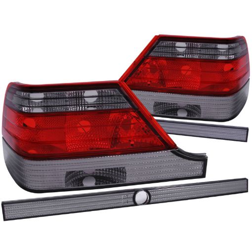 Bild på ANZO 1995 - 1999 Mercedes Benz S Class W140 Taillights RedSmoke