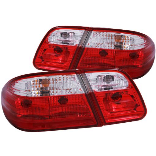 Bild på ANZO 1996 - 2002 Mercedes Benz E Class W210 Taillights RedClear G2