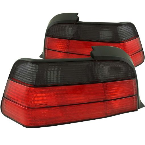 Bild på ANZO 1992 - 1998 BMW 3 Series E36 CoupeConvertable Taillights RedSmoke