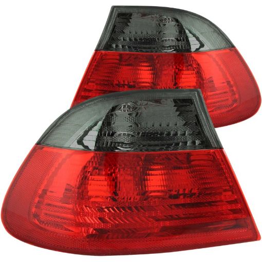 Bild på ANZO 2000 - 2003 BMW 3 Series E46 Taillights RedSmoke - Outer