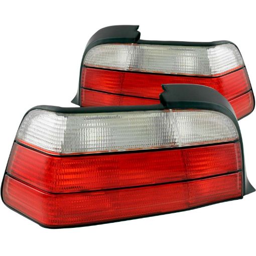 Bild på ANZO 1992 - 1998 BMW 3 Series E36 CoupeConvertable Taillights RedClear