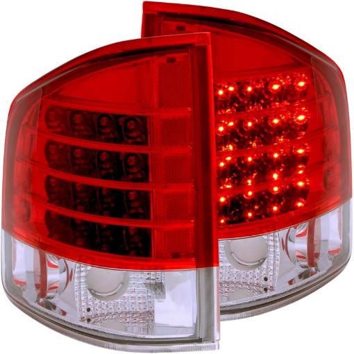 Bild på ANZO 1995 - 2005 Chevrolet S - 10 LED Taillights RedClear