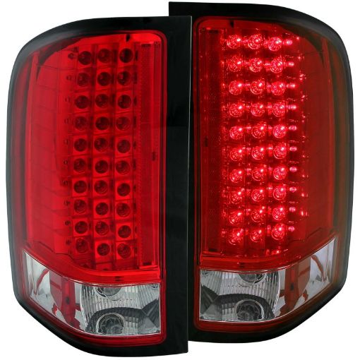 Bild på ANZO 2007 - 2013 Chevrolet Silverado 1500 LED Taillights RedClear