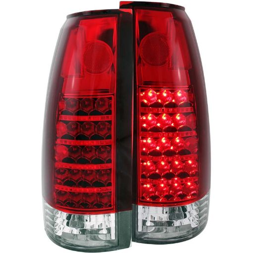 Bild på ANZO 1999 - 2000 Cadillac Escalade LED Taillights RedClear