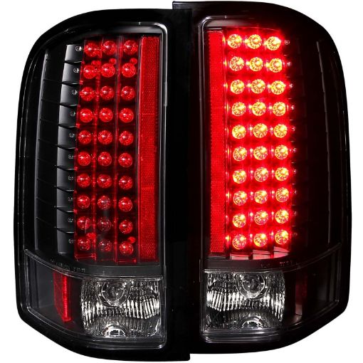 Bild på ANZO 2007 - 2013 Chevrolet Silverado 1500 LED Taillights Black