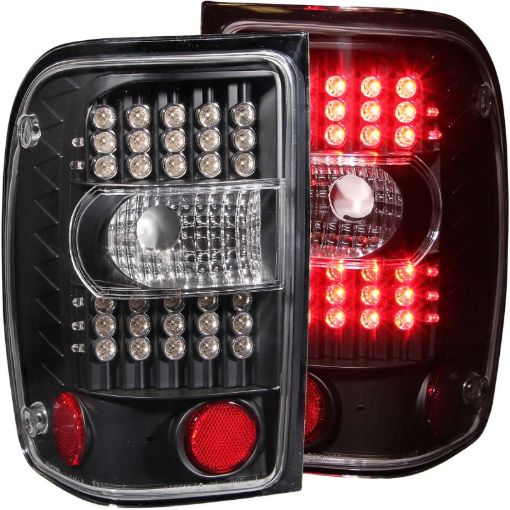 Bild på ANZO 2001 - 2011 Ford Ranger LED Taillights Black