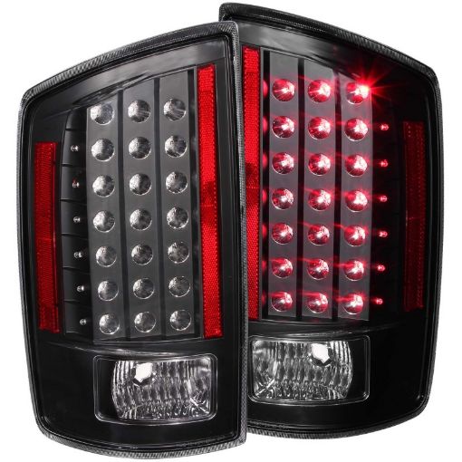 Bild på ANZO 2006 - 2008 Dodge Ram 1500 LED Taillights Black