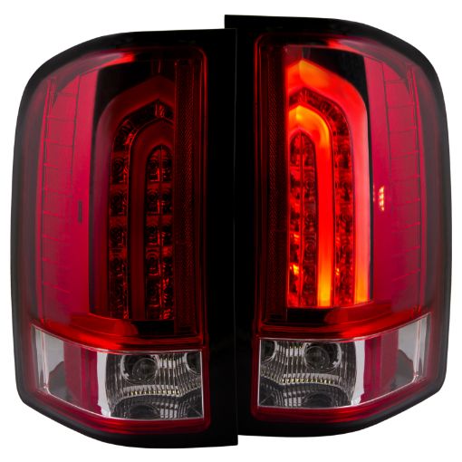 Bild på ANZO 2007 - 2013 Chevrolet Silverado 1500 LED Taillights RedClear G2