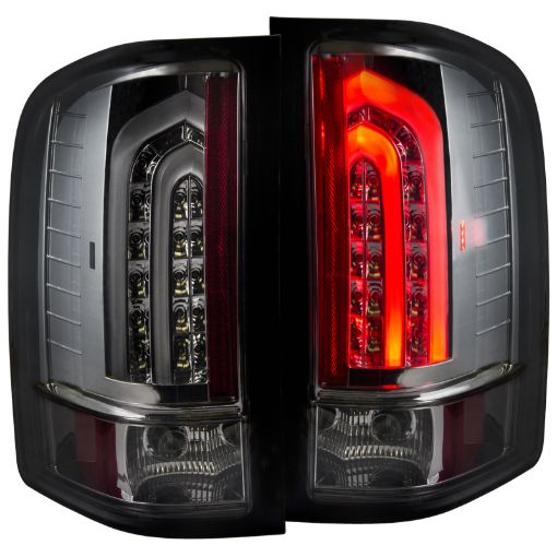 Bild på ANZO 2007 - 2013 Chevrolet Silverado 1500 LED Taillights Smoke G2