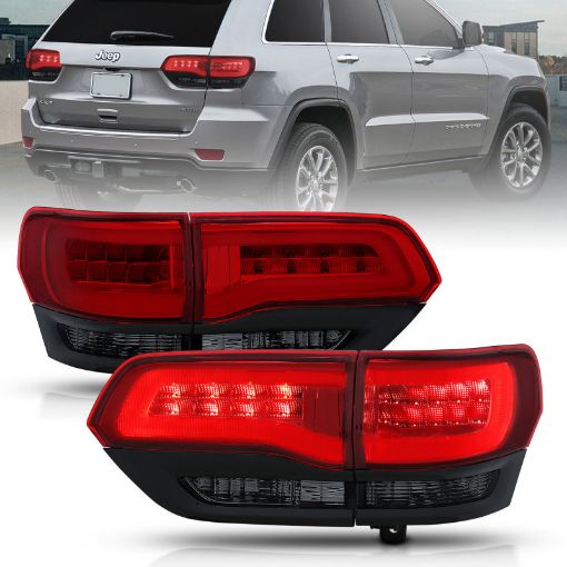 Bild på ANZO 2014 - 2016 Jeep Grand Cherokee LED Taillights RedSmoke