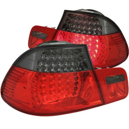 Bild på ANZO 1999 - 2001 BMW 3 Series E46 LED Taillights RedSmoke 2pc