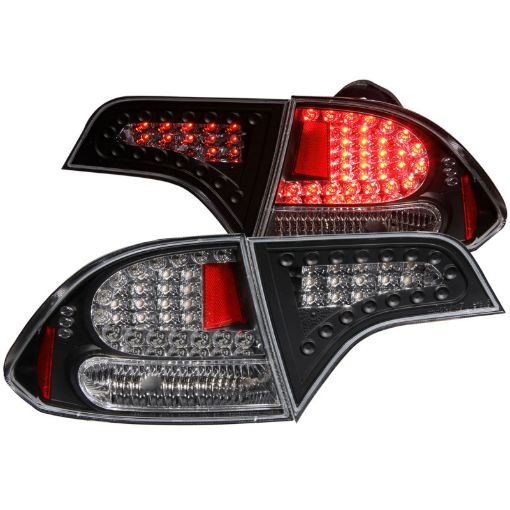 Bild på ANZO 2006 - 2011 Honda Civic LED Taillights Black