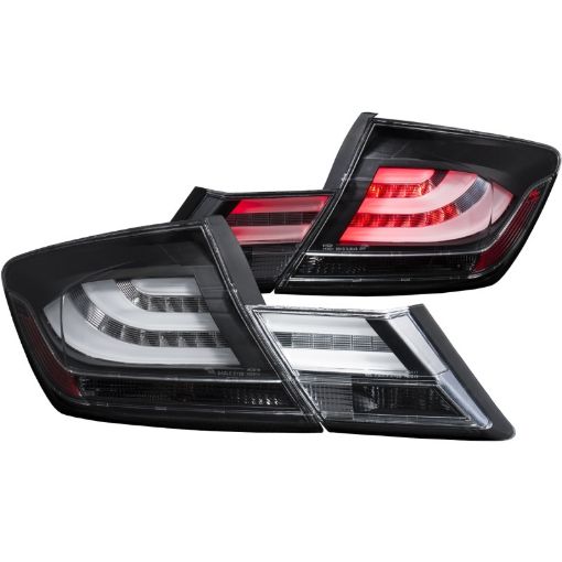 Bild på ANZO 2013 - 2015 Honda Civic LED Taillights Black