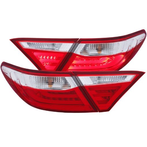 Bild på ANZO 2015 - 2016 Toyota Camry LED Taillights RedClear