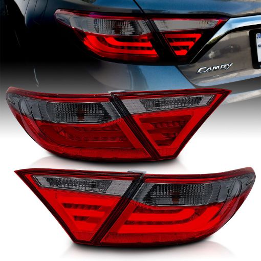 Bild på ANZO 2015 - 2016 Toyota Camry LED Taillights Smoke