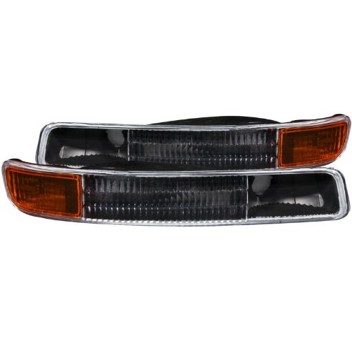 Bild på ANZO 1999 - 2006 Gmc Sierra 1500 Euro Parking Lights Black w Amber Reflector