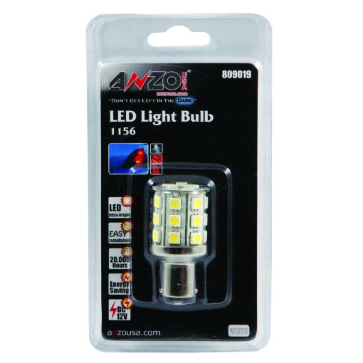 Bild på ANZO LED Bulbs Universal LED 1156 White - 24 LEDs 2in Tall