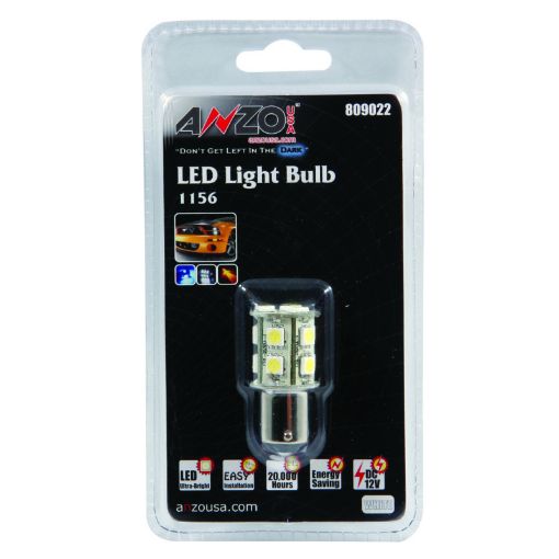 Bild på ANZO LED Bulbs Universal LED 1156 White - 13 LEDs 1 34in Tall