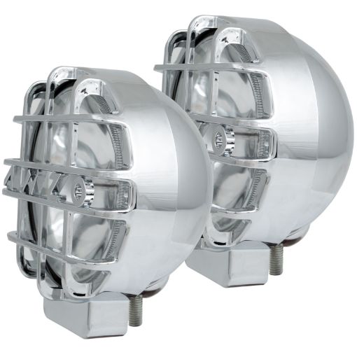 Bild på ANZO Hid Off Road Light Universal 6in HID BULLET Style Off Road Lights Chrome Pair