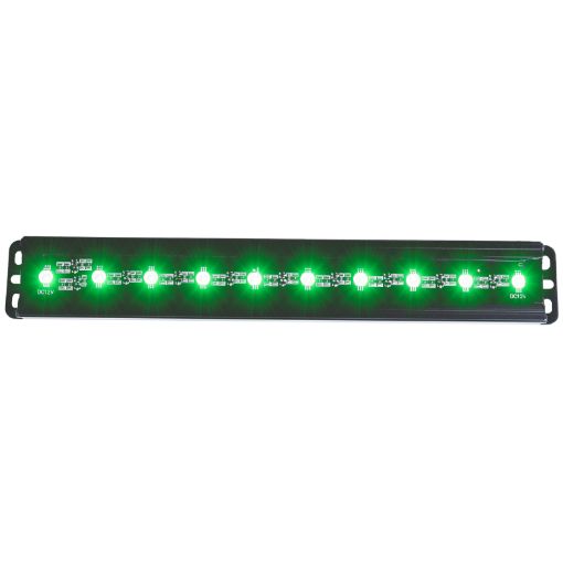 Bild på ANZO Universal 12in Slimline LED Light Bar (Green)