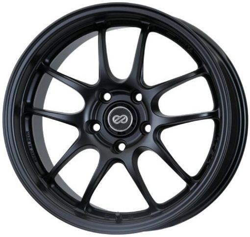 Bild på Enkei PF01 18x8 5x114.3 Bolt Pattern 40mm Offset - Black Wheel 15 - 17 WRX 05 - 07 STi (SPECIAL ORDER)