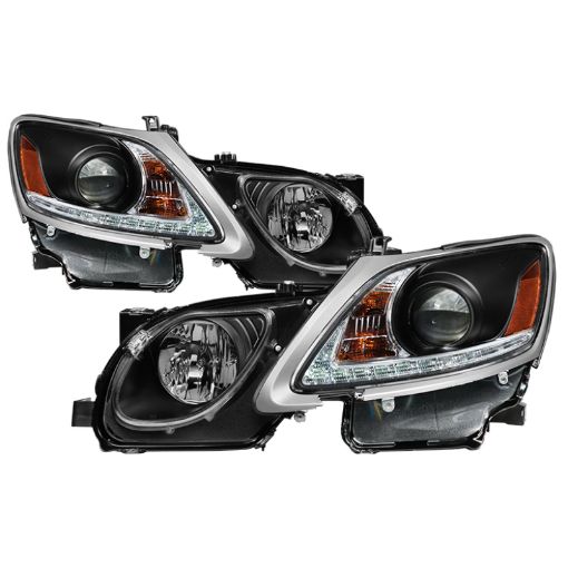 Bild på Spyder Lexus GS 300 350 450 06 - 11 Headlights - HID Model Only - Black PRO - YD - LG06 - HID - DRL - BK