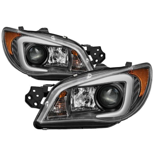 Bild på Spyder Subaru WRX 06 - 07 Projector Headlights - HID Model Only - Black PRO - YD - SWRX06 - HID - LBDRL - BK