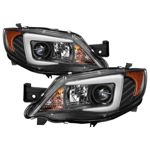 Bild på Spyder Subaru WRX 08 - 09 Projector Headlights - HID Model Only - Black PRO - YD - SWRX08 - HID - LBDRL - BK