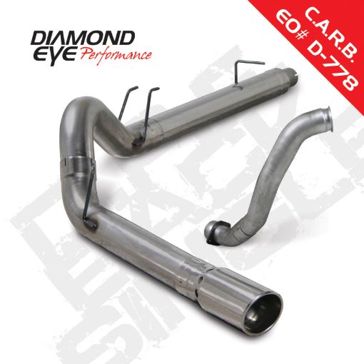 Bild på Diamond Eye KIT 5in DPF - BACK w DP SGL SS 08 - 10 Ford 6.4L Powerstroke F250F350