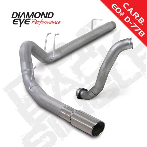 Bild på Diamond Eye KIT 4in DPF - BACK w DP SGL AL 08 - 10 Ford 6.4L Powerstroke F250F350