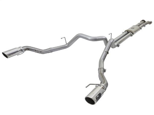 Bild på aFe MACHForce XP Exhaust Cat - Back SS - 409 2017 Ford F - 150 Raptor V6 - 3.5L (tt) w Polished Tips