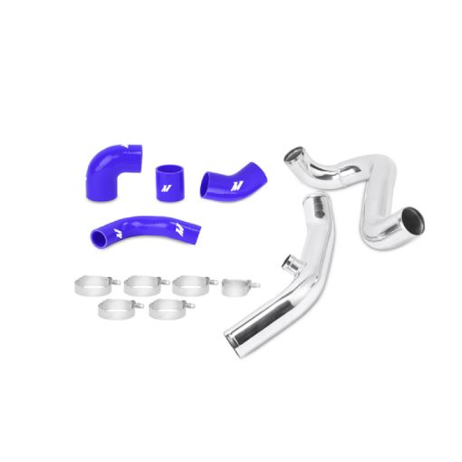 Bild på Mishimoto Mitsubishi Lancer Evolution 789 BLUE Upper Intercooler Pipe Kit