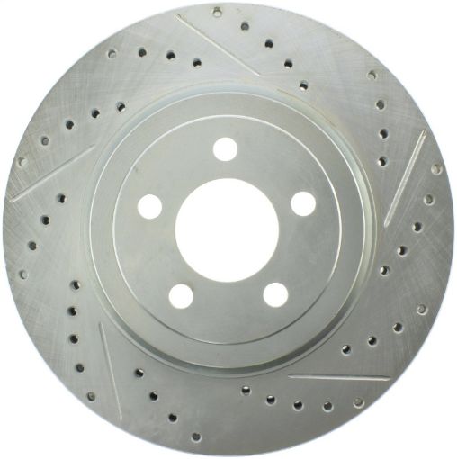 Bild på StopTech Select Sport 10 - 14 Dodge Challenger Drilled and Slotted Front Left Brake Rotor