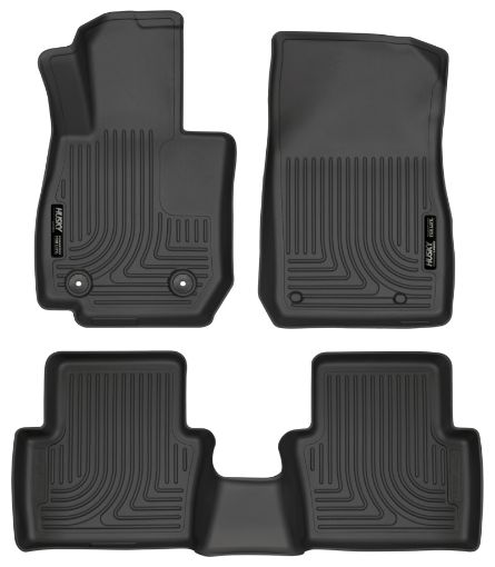 Bild på Husky Liners 2017 Mazda CX - 3 Weatherbeater Black Front 2nd Seat Floor Liners