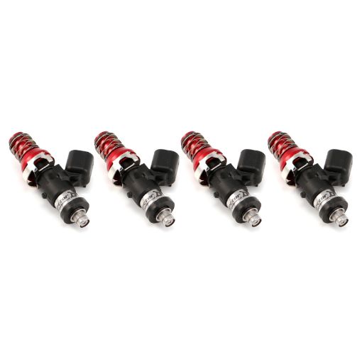 Bild på Injector Dynamics ID1050 Injectors - 11mm Top Adapter (Red) - Denso Lower Cushions (Set Of 4)