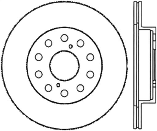 Bild på StopTech Sport Slotted 91 - 95 Toyota MR2 Cryo Rear Left Rotor