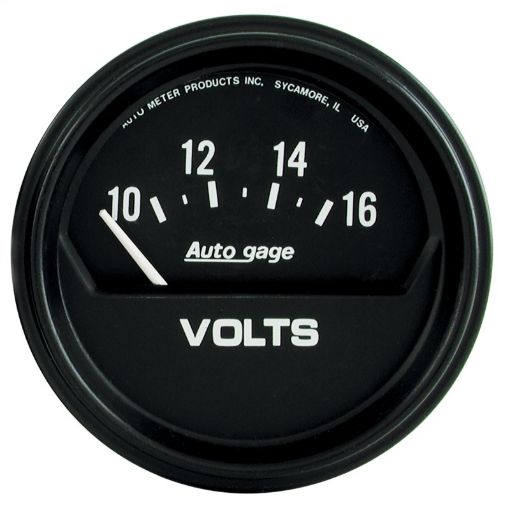 Bild på Autometer AutoGage 2 - 58in 16V Electrical Voltmeter - Black