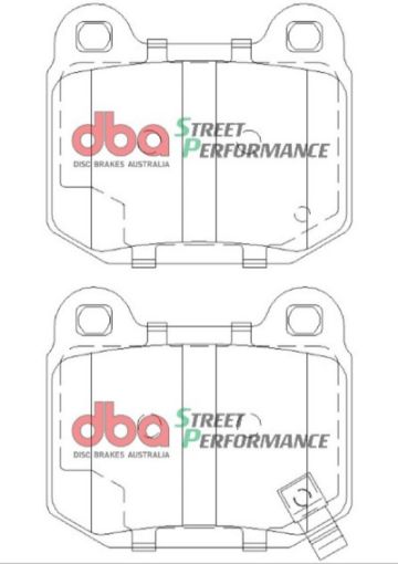 Bild på DBA 03 - 06 EVO 04 - 09 STi 03 - 07 350Z Track EditionG35 w Brembo SP500 Rear Brake Pads