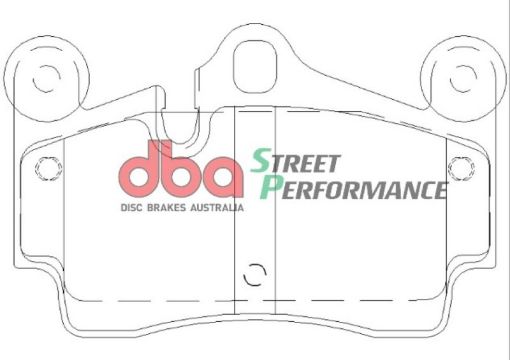 Bild på DBA 03 - 10 Porsche Cayenne SP500 Rear Brake Pads