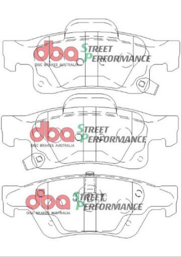 Bild på DBA 10 - 15 Camaro SP500 Front Brake Pads