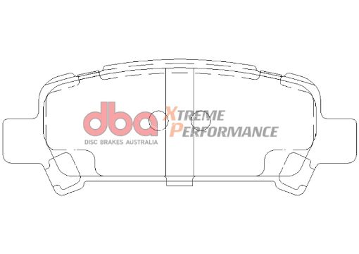 Bild på DBA 02 - 03 Subaru WRX XP650 Rear Brake Pads