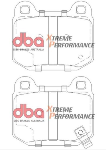 Bild på DBA 03 - 06 EVO 04 - 09 STi 03 - 07 350Z Track EditionG35 w Brembo XP650 Rear Brake Pads