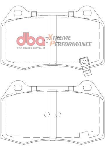 Bild på DBA 03 - 07 G35 w Brembo XP650 Front Brake Pads