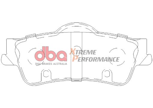 Bild på DBA 08 - 09 Pontiac G8 3.6 Base6.0 XP650 Rear Brake Pads