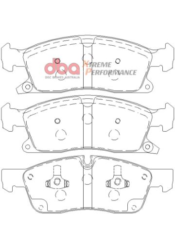 Bild på DBA 11 - 12 Dodge Durango 11 - 12 Jeep Grand Cherokee XP650 Front Brake Pads