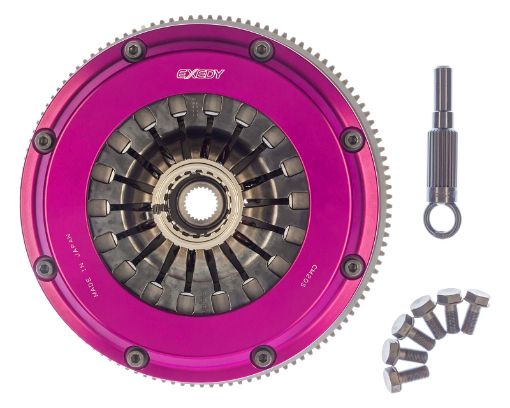 Bild på Exedy 1999 - 2002 Nissan Skyline GTR L6 Hyper Twin Carbon - D Clutch Sprung Center Disc Pull Type