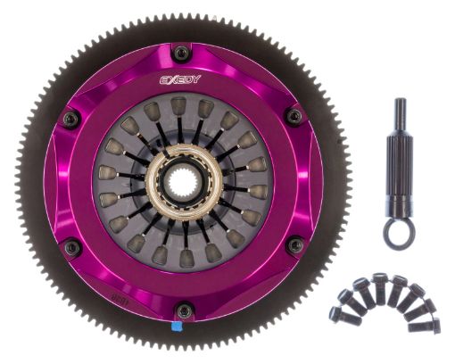 Bild på Exedy 2004 - 2014 Subaru Impreza WRX STI H4 Hyper Twin Cerametallic Clutch Sprung Disc Pull Type