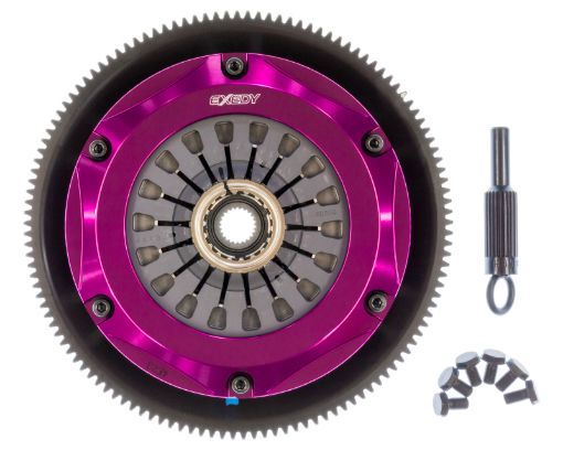 Bild på Exedy 1993 - 1995 Mazda RX - 7 R2 Hyper Twin Cerametallic Clutch Sprung Center Disc Pull Type