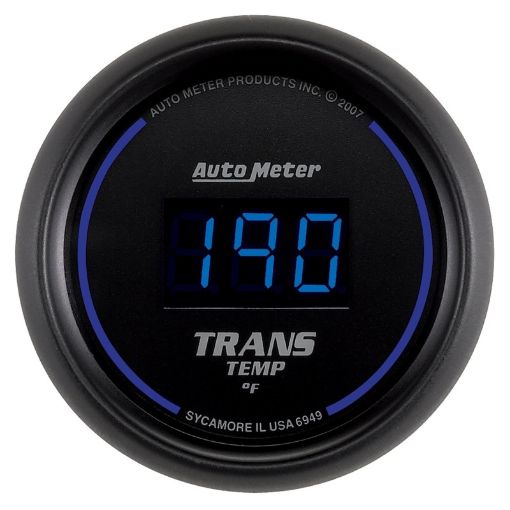 Bild på Autometer 52.4mm Black Digital Trans Temperature Gauge